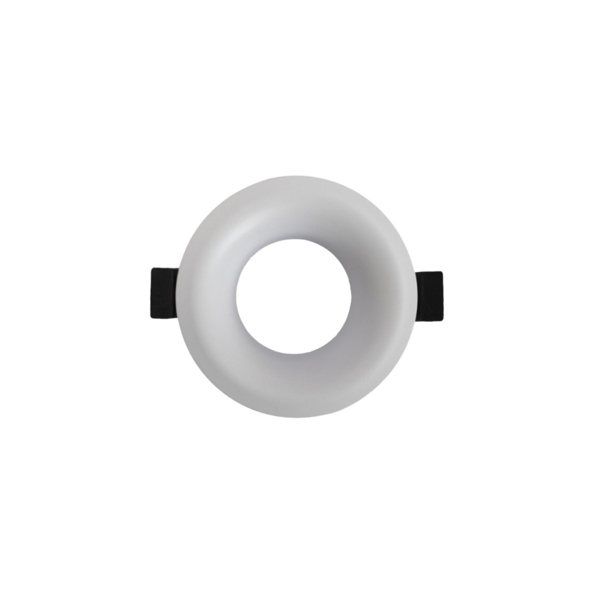 White trim ring for GU10 recessed downlight, Ø 8.6 cm