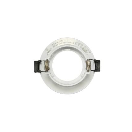 White trim ring for GU10 recessed downlight, Ø 8.6 cm