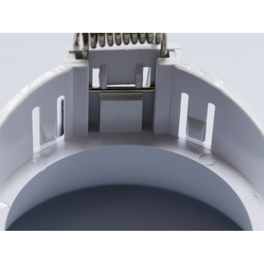 White trim ring for GU10 recessed downlight, Ø 8.6 cm