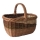 Wicker basket for wood with a handle 35x40 cm