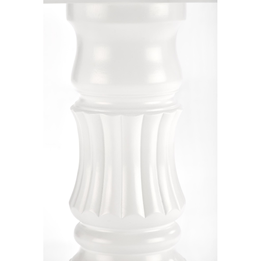WILLIAM Extendable Dining Table, White