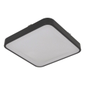WILTON ceiling light with integrated sensor 2xE27/60W/230V 33x33 cm anthracite