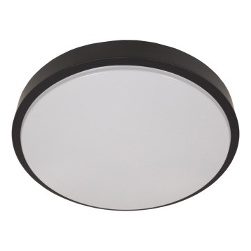 WILTON ceiling light with sensor, 2xE27/60W/230V, Ø 33 cm, black