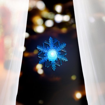 Window decoration 1xLED/2xCR2032