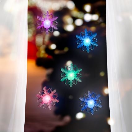 Window decoration 1xLED/2xCR2032