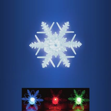 Window decoration 1xLED/2xCR2032
