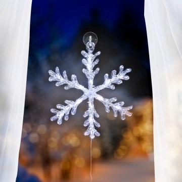 Window decoration 8xLED/3xAA