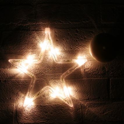 Window decoration 8xLED/3xAA