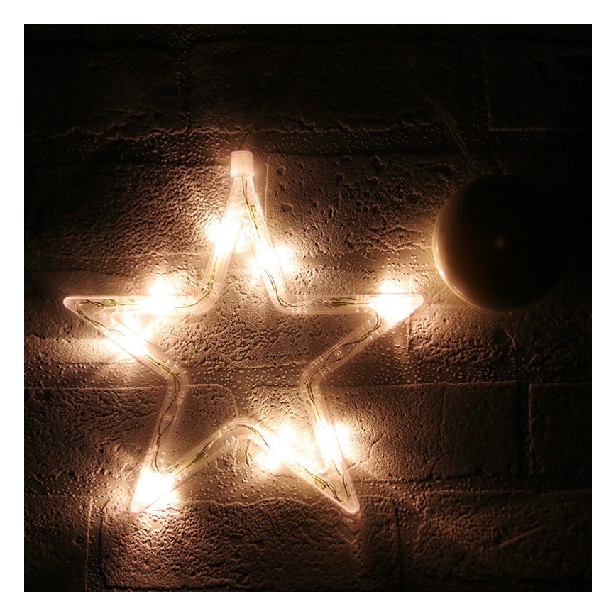 Window decoration 8xLED/3xAA