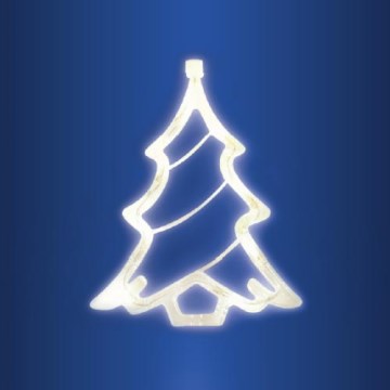 Window decoration 8xLED/3xAA