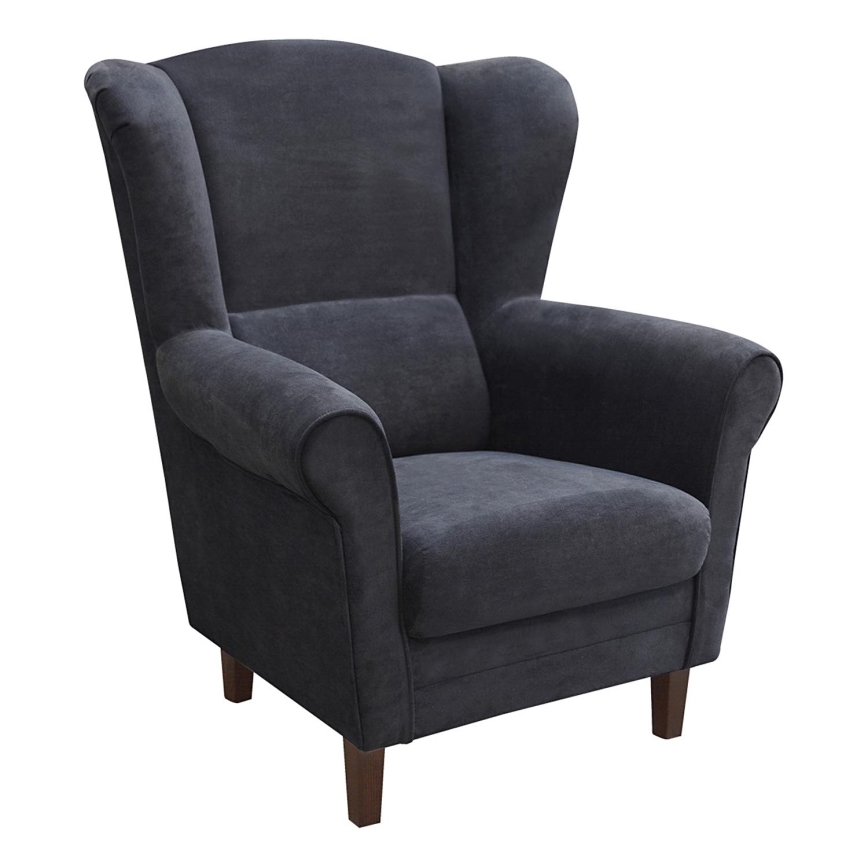Wing chair GALA anthracite