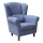 Wing chair GALA blue
