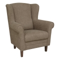 Wing chair GALA brown