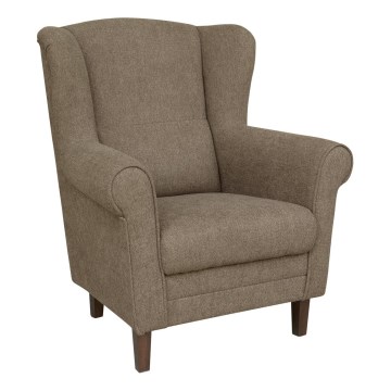 Wing chair GALA brown
