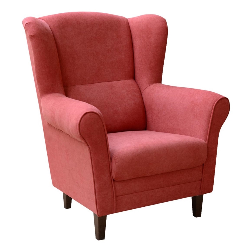 Wing chair GALA red