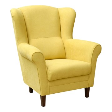 Wing chair GALA yellow