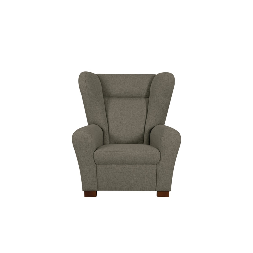 Wing chair VIVA brown