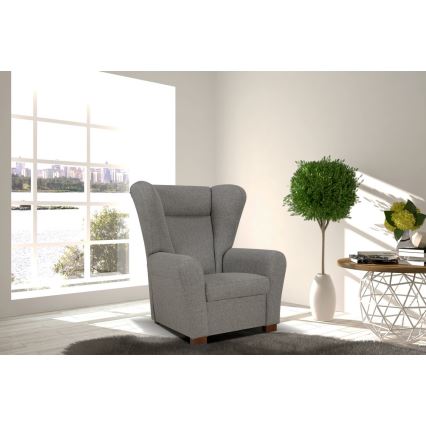 Wing chair VIVA dark grey