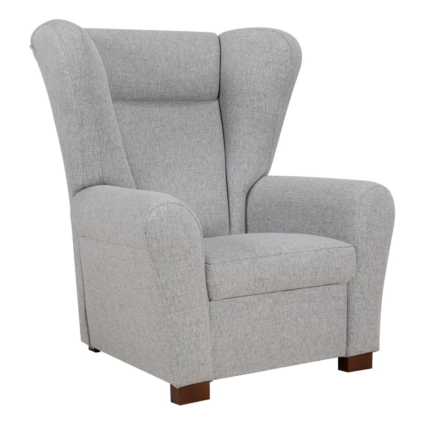 Wing chair VIVA grey