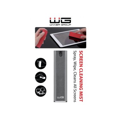 Winner Group - 2-in-1 Screen Cleaner, Black