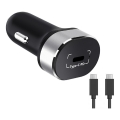 Winner Group - Car charger 1xUSB-C Power Delivery 20W + USB cable USB-C / USB-C 1 m black