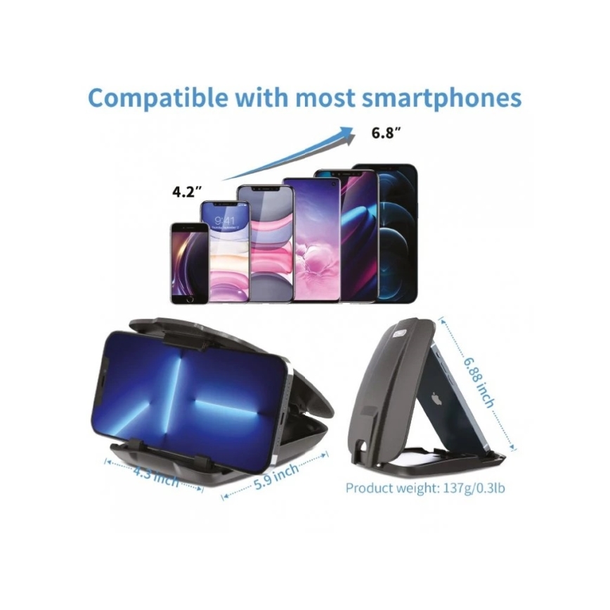 Winner Group - Car phone holder with suction cup black
