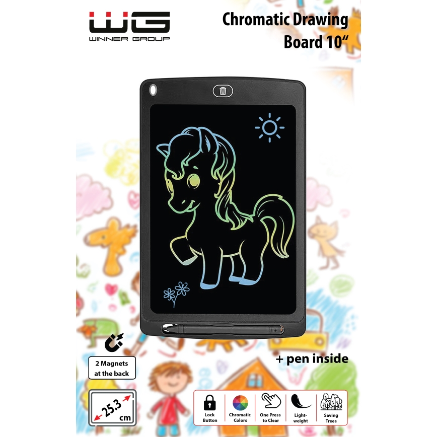 Winner Group - Electronic drawing board 10 1xCR2025 black