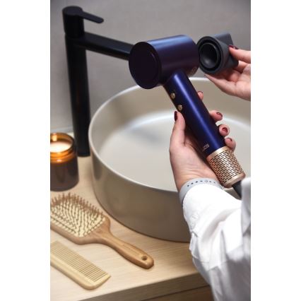 Winner Group - Hairdryer with ionizer Elegance Air 1600W/230V blue SCHUKO