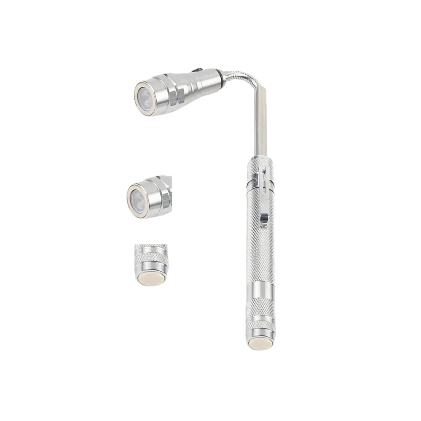 Winner Group - LED Telescopic Flashlight LED/0,5W/4xLR44 IP54