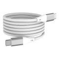 Winner Group - Magnetic USB cable USB-C / USB-C 60W 1m white