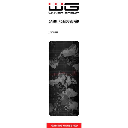 Winner Group - Mat for keyboard and mouse 30x75 cm world