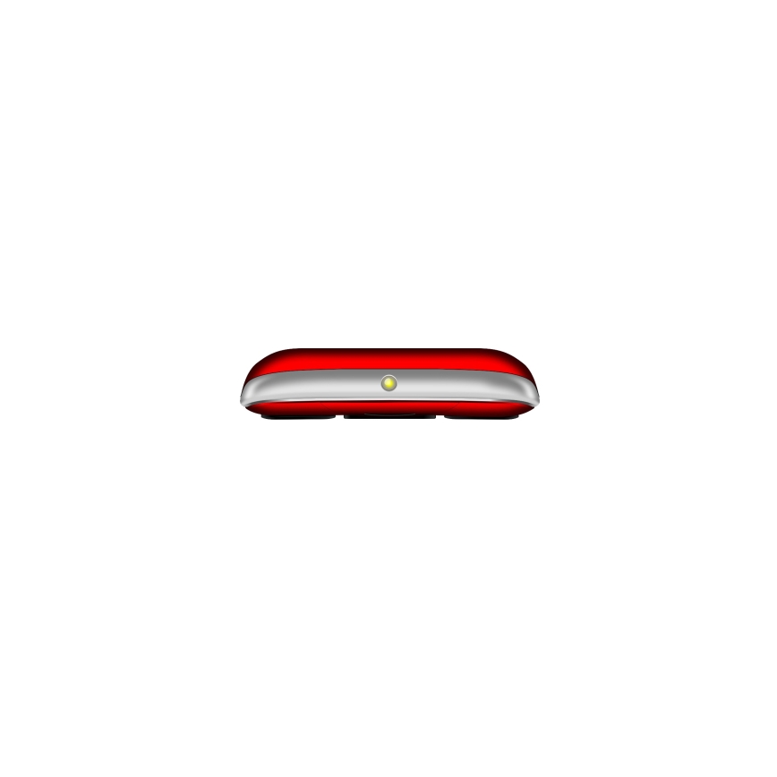 Winner Group - Mobile phone for seniors 1600 mAh red