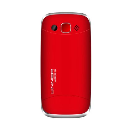 Winner Group - Mobile phone for seniors 1600 mAh red