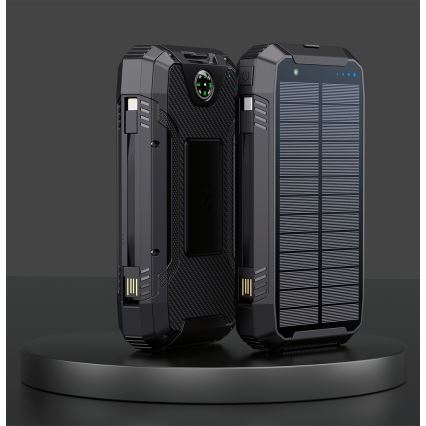 Winner Group - Power Bank with wireless charging and solar panel 20000 mAh 20W PD