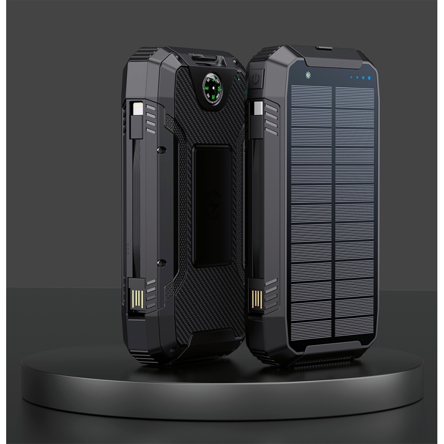 Winner Group - Power Bank with wireless charging and solar panel 20000 mAh 20W PD