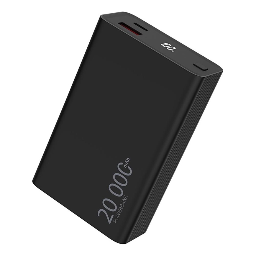 Winner Group - Power Bank with display 20000 mAh 20W Power Delivery black