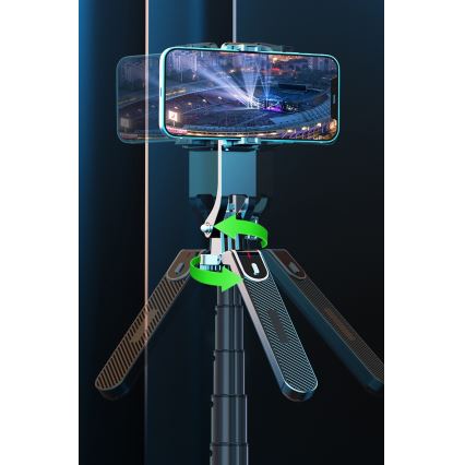 Winner Group - Selfie stick 3in1 with a stand 55 mAh 180 cm black