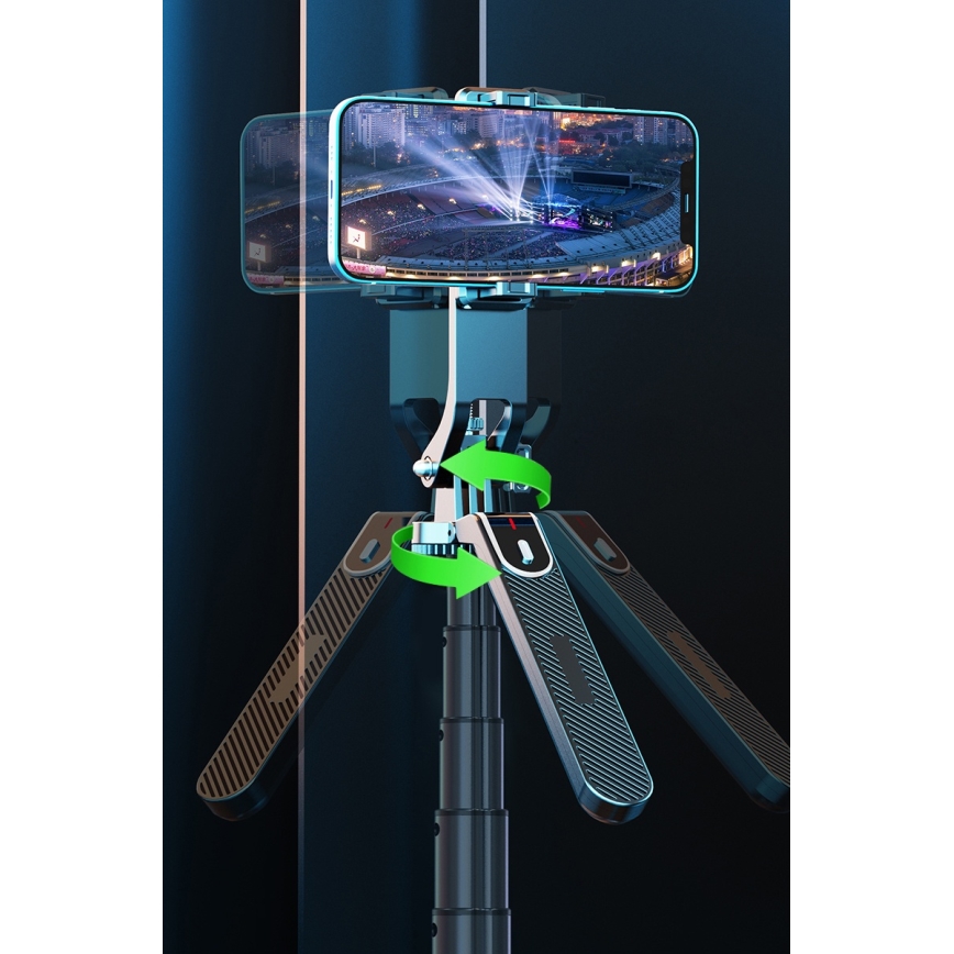 Winner Group - Selfie stick 3in1 with a stand 55 mAh 180 cm black