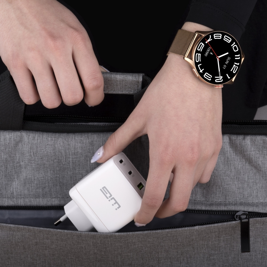Winner Group - Smart watch AirFlex 2 Elegance 280 mAh IP68 gold