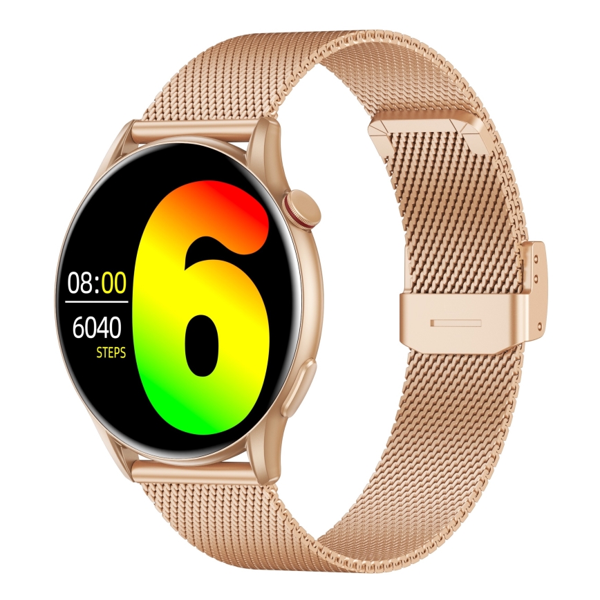 Winner Group - Smart watch AirFlex 2 Elegance 280 mAh IP68 gold