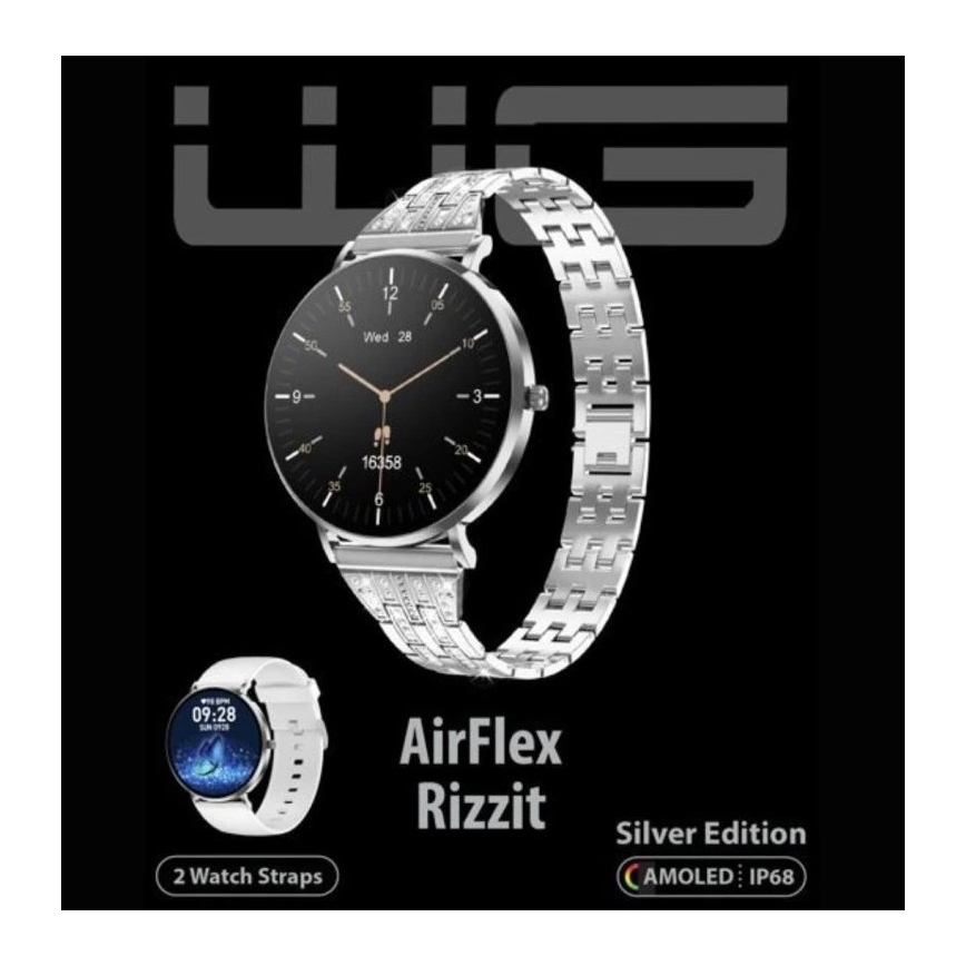 Winner Group - Smart watch AirFlex3 Rizz It 200 mAh IP68 silver