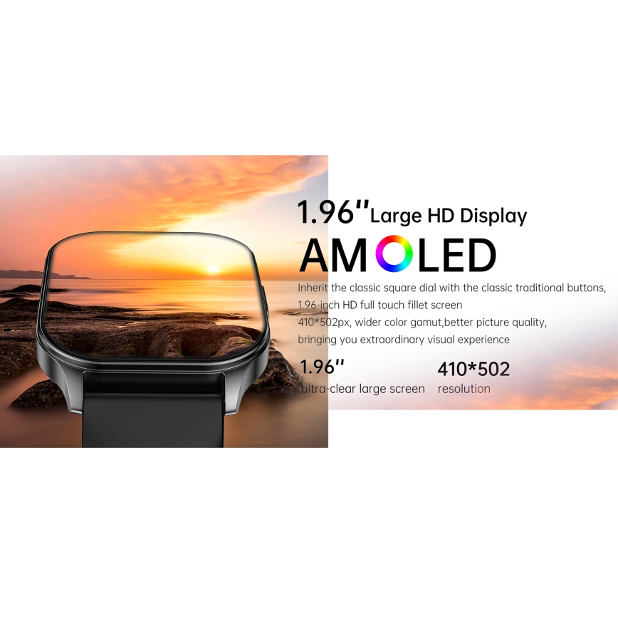 Winner Group - Smart watch AirFlexOn 300 mAh IP68 silver