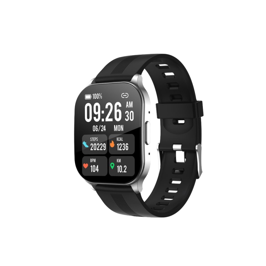 Winner Group - Smart watch AirFlexOn 300 mAh IP68 silver