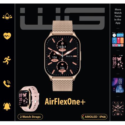 Winner Group - Smart watch AirFlexOne+ 300 mAh IP68 gold