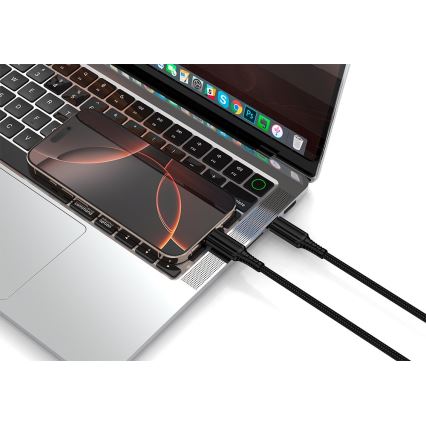 Winner Group - USB cable USB-C / USB-C 240W 1m black