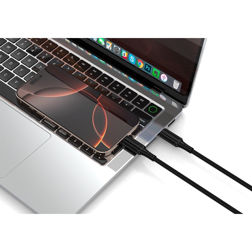 Winner Group - USB cable USB-C / USB-C 240W 1m black