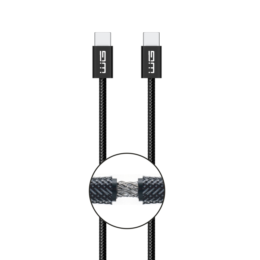 Winner Group - USB cable USB-C / USB-C 60W 3m black