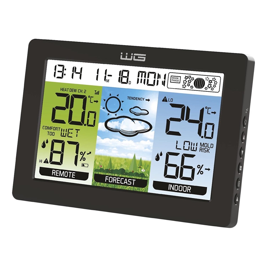 Winner Group - Weather station with LCD display and alarm clock 5xAAA