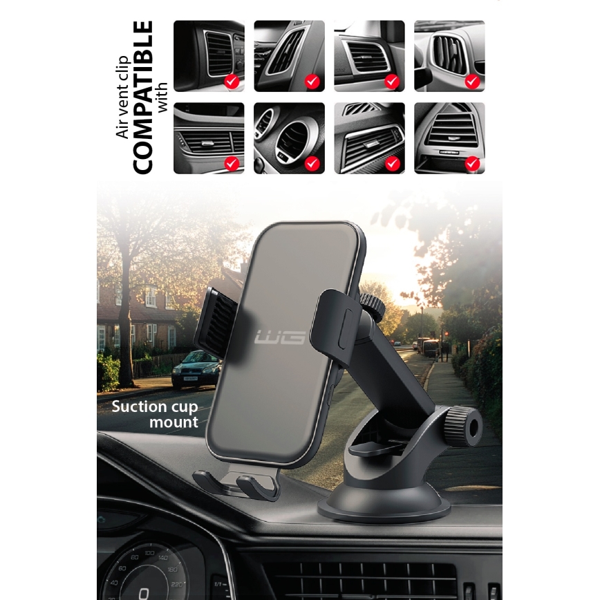 Winner Group - Wireless charger and holder for car 15W