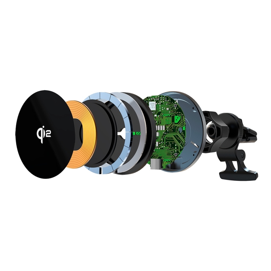 Winner Group - Wireless charger and holder for car 15W Qi2 MagSafe